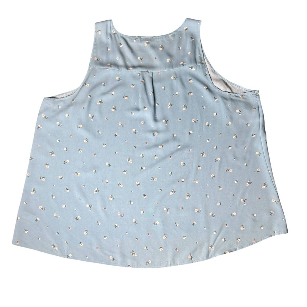 NWT Torrid Hi-Low Challis Tank Top Dusty Blue Women's Size 4XL‎ (Torrid Sz 4/26) - Picture 7 of 9